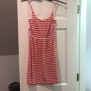 J. Crew XXS red and white striped dress